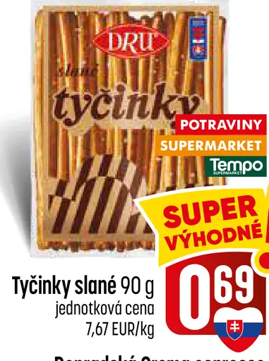 DRU tyčinky slané
