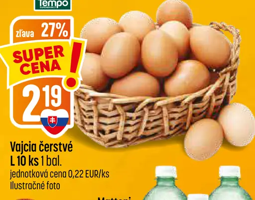 Čerstvé vajcia