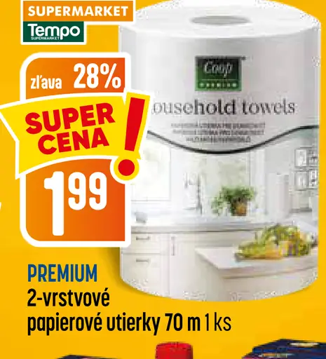 Premium 2-vrstvové papierové utierky