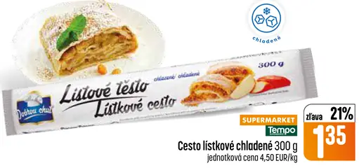 Cesto lístkové chladené