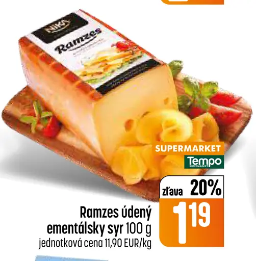 Ramzes údený ementálsky syr