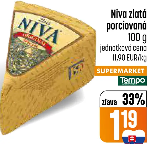 Niva zlatá porciovaná