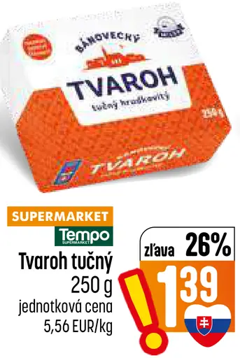 Bánovecký tvaroh tučný
