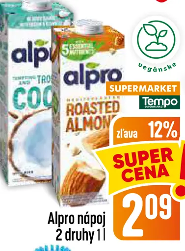 Alpro ovsený nápoj