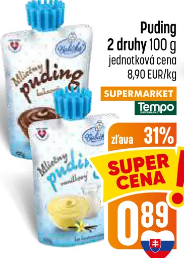Mliečny puding