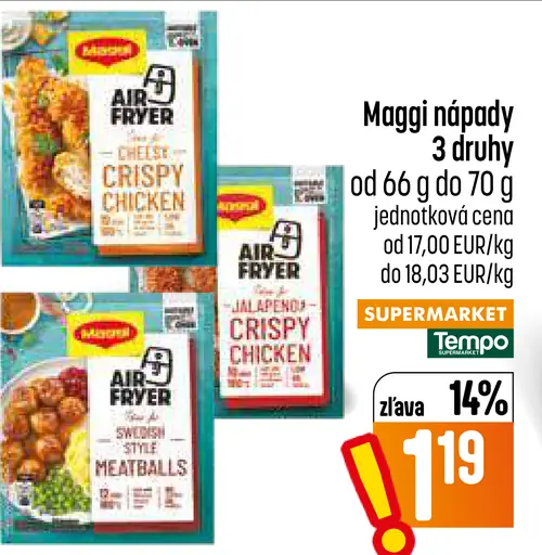 Maggi nápady, 3 druhy