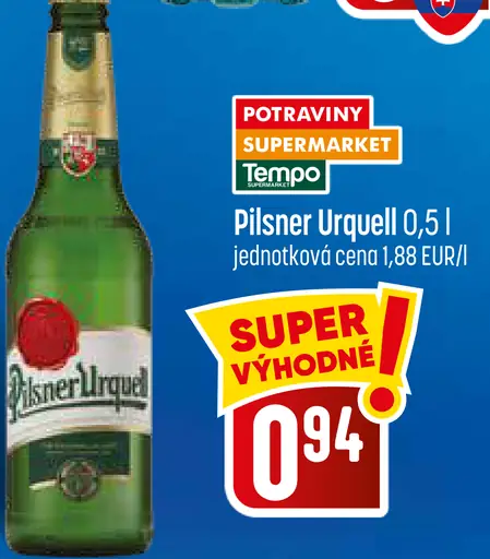 Pilsner Urquell plechovka
