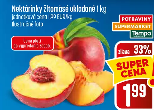 Nektárinky žltomäsité ukladané
