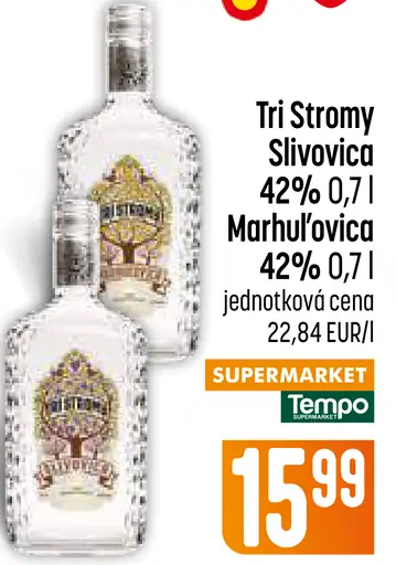 Tri Stromy Slivovica 42%