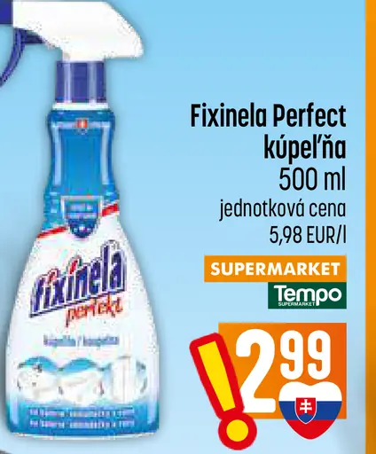 Fixinela Perfect kúpeľňa čistiaci prostriedok