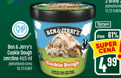 Ben & Jerry’s zmrzlina Cookie Dough