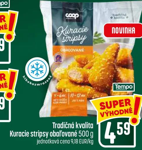 Kuracie stripsy obalované