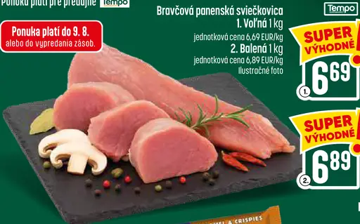 Bravčová panenská sviečkovica – voľná