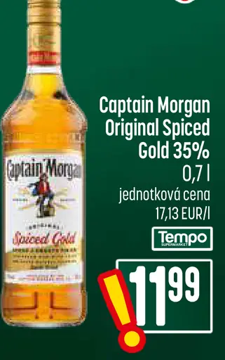 Captain Morgan Original Spiced Gold 35%