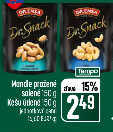 Dr. Ensa mandle pražené, solené