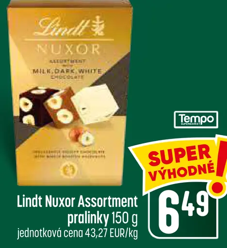 Lindt Nuxor Assortment pralinky
