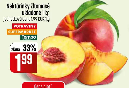 Nektárinky žltomäsité ukladané