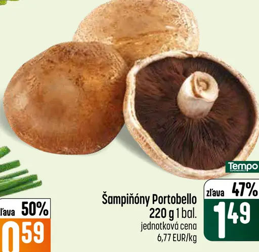 Šampiňóny Portobello