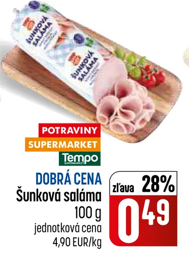 DOBRÁ CENA Šunková saláma
