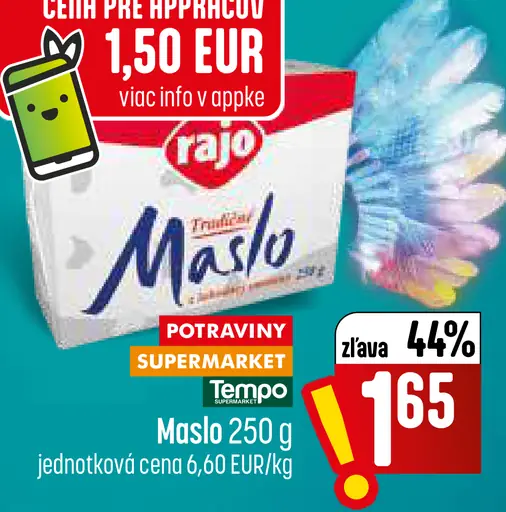 Rajo Tradičné maslo z lahodnej smotany