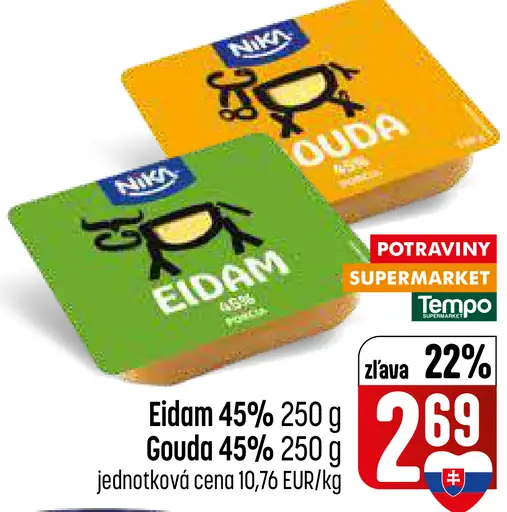Nika Gouda 45%