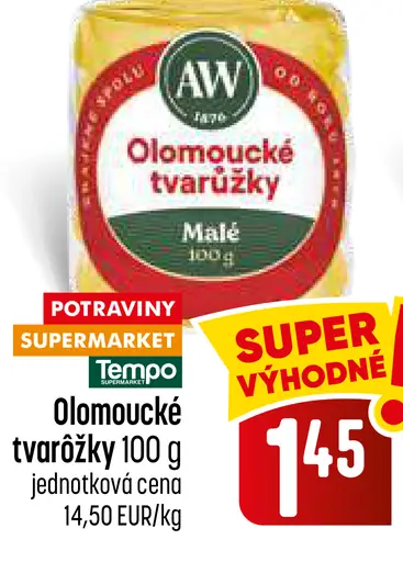 AW Olomoucké tvarůžky malé