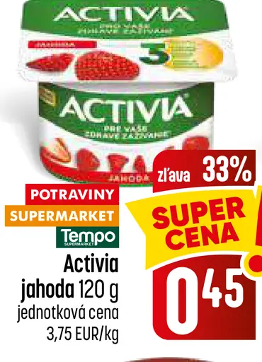 Activia jogurt jahoda