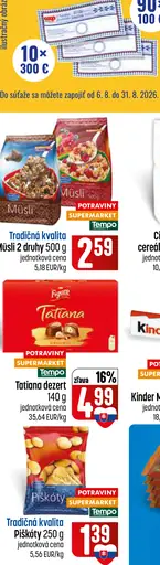 Tradičná kvalita Piškóty