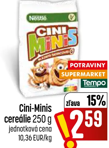 NESTLÉ CINI MINIS cereálie