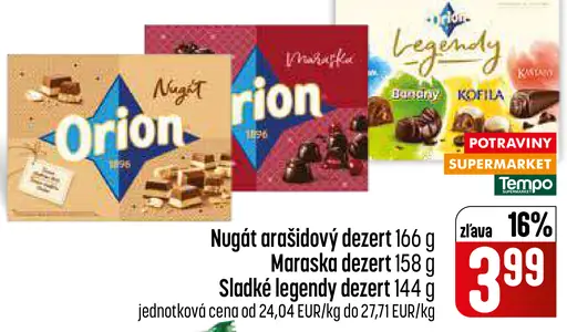 Orion Maraska dezert