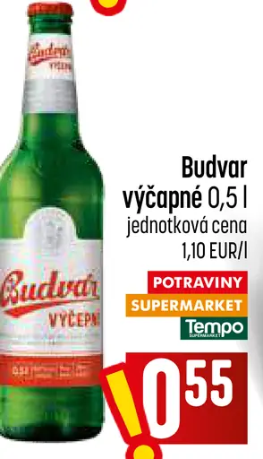 Budvar výčapné pivo