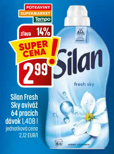 Silan avivážny prostriedok Fresh Sky