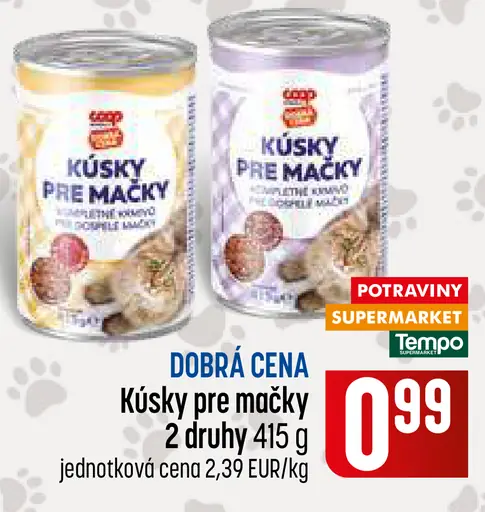 COOP kúsky pre mačky