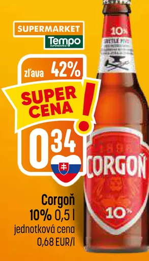 Corgoň pivo 10%