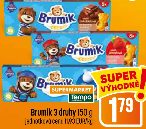 Brumík – rôzne druhy