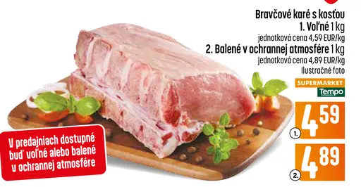 Bravčové karé s kosťou