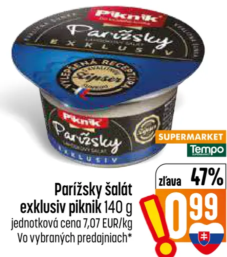 Piknik Parížsky lahôdkový šalát