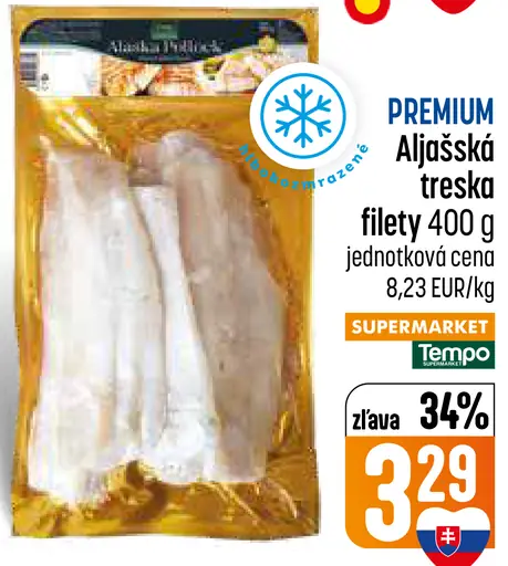 Aljašská treska filety