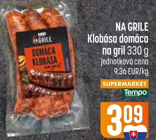 Klobása domáca na gril