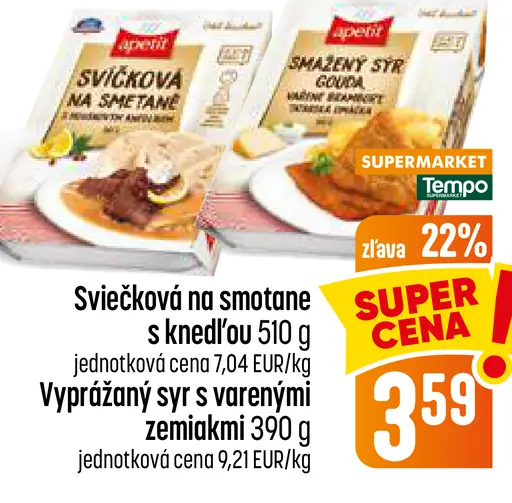 Sviečková na smotane s knedľou