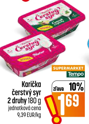 Kurička čerstvý syr, 2 druhy