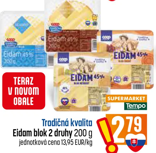 Eidam blok 2 druhy