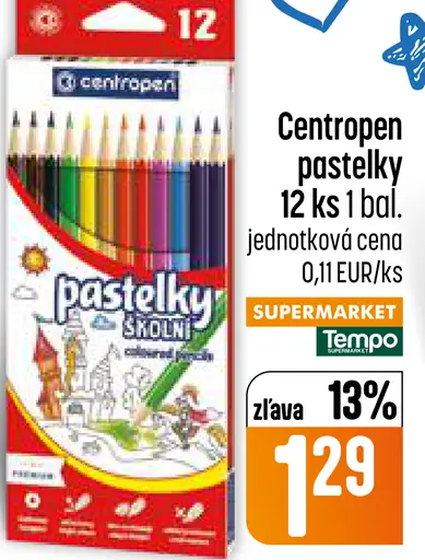 Centropen pastelky, 12 ks