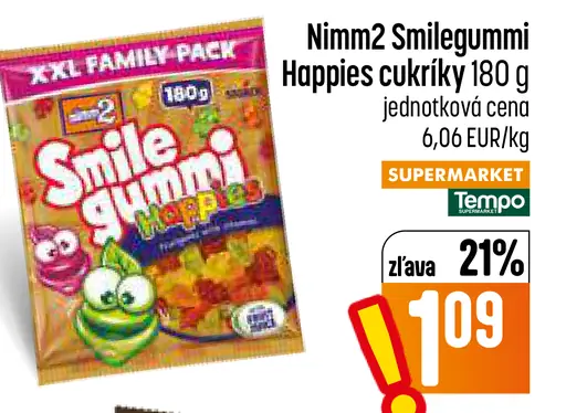 Nimm2 Smilegummi želé cukríky
