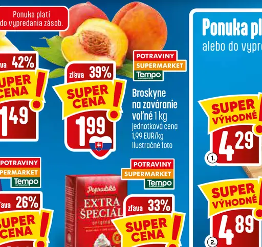 Popradská Extra špeciál originál mletá káva