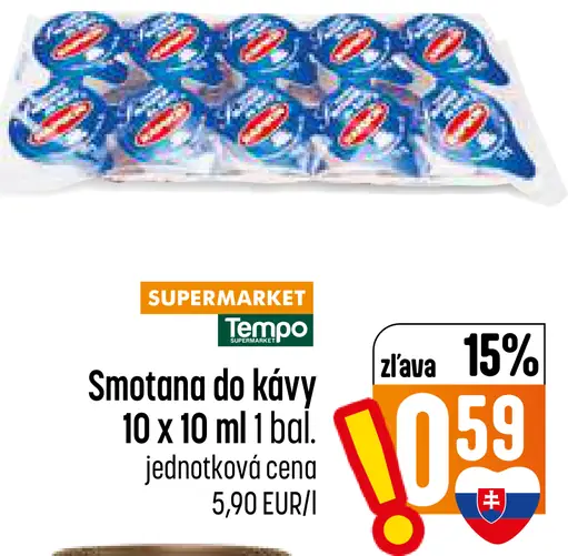 Smotana do kávy