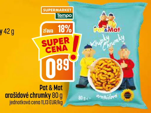 Pat&Mat Arašidové chrumky