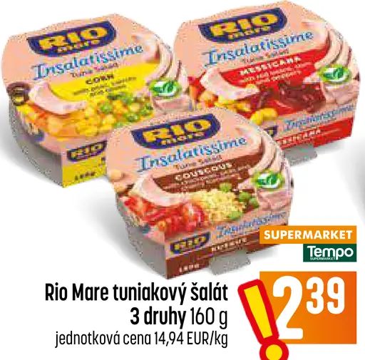 Rio Mare tuniakový šalát 3 druhy