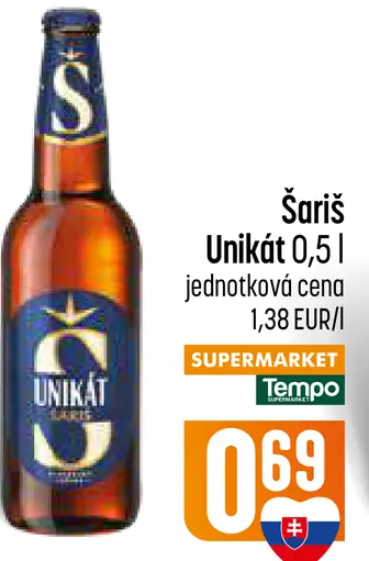 Šariš Unikát plechovka
