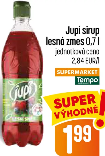 Jupí Sirup lesná zmes